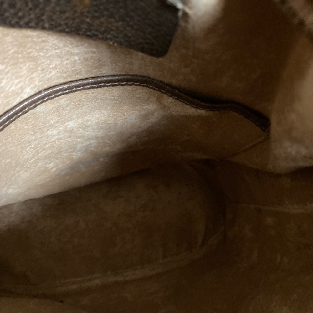 Vintage 1980s Gucci GG Canvas Brown Leather Drawstring Bucket Bag - Picture 10 of 10